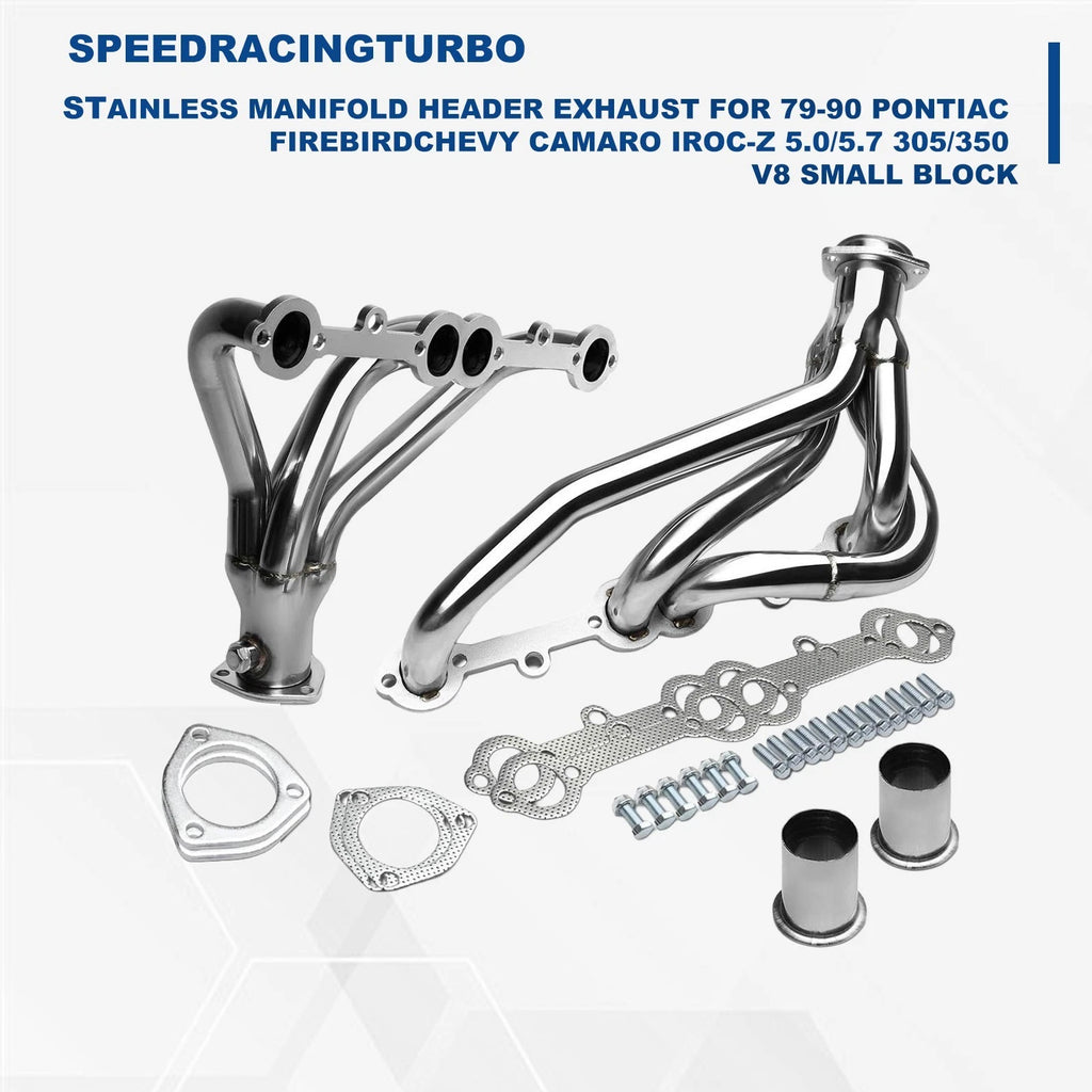 Exhaust Header for Pontiac Firebird / Chevy Camaro IROC-Z (1979–1990)