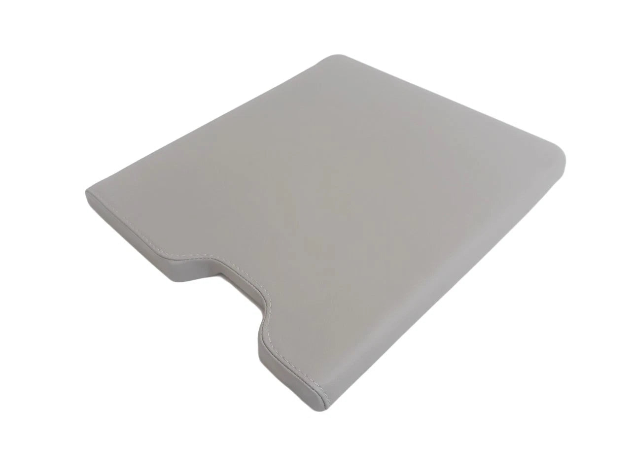 Leather Synthetic Console Armrest Cover for Ford F150 (2015–2019) Gray