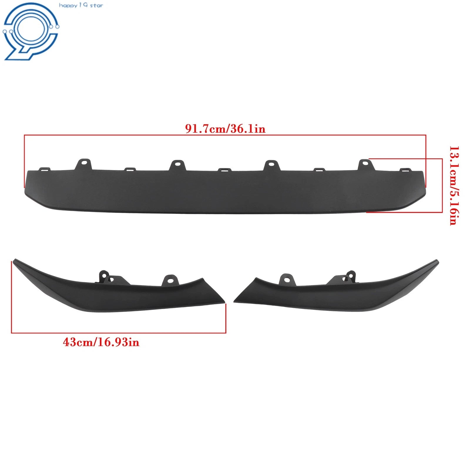 Front Bumper Lower Center Garnish for Honda Civic (2025–2026)