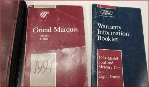 Owners Manual Kit with Case for Mercury Grand Marquis (1994)