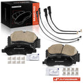 Set of 8 Ceramic Brake Pads for Ford Transit-150 250 350 (2015–2019)