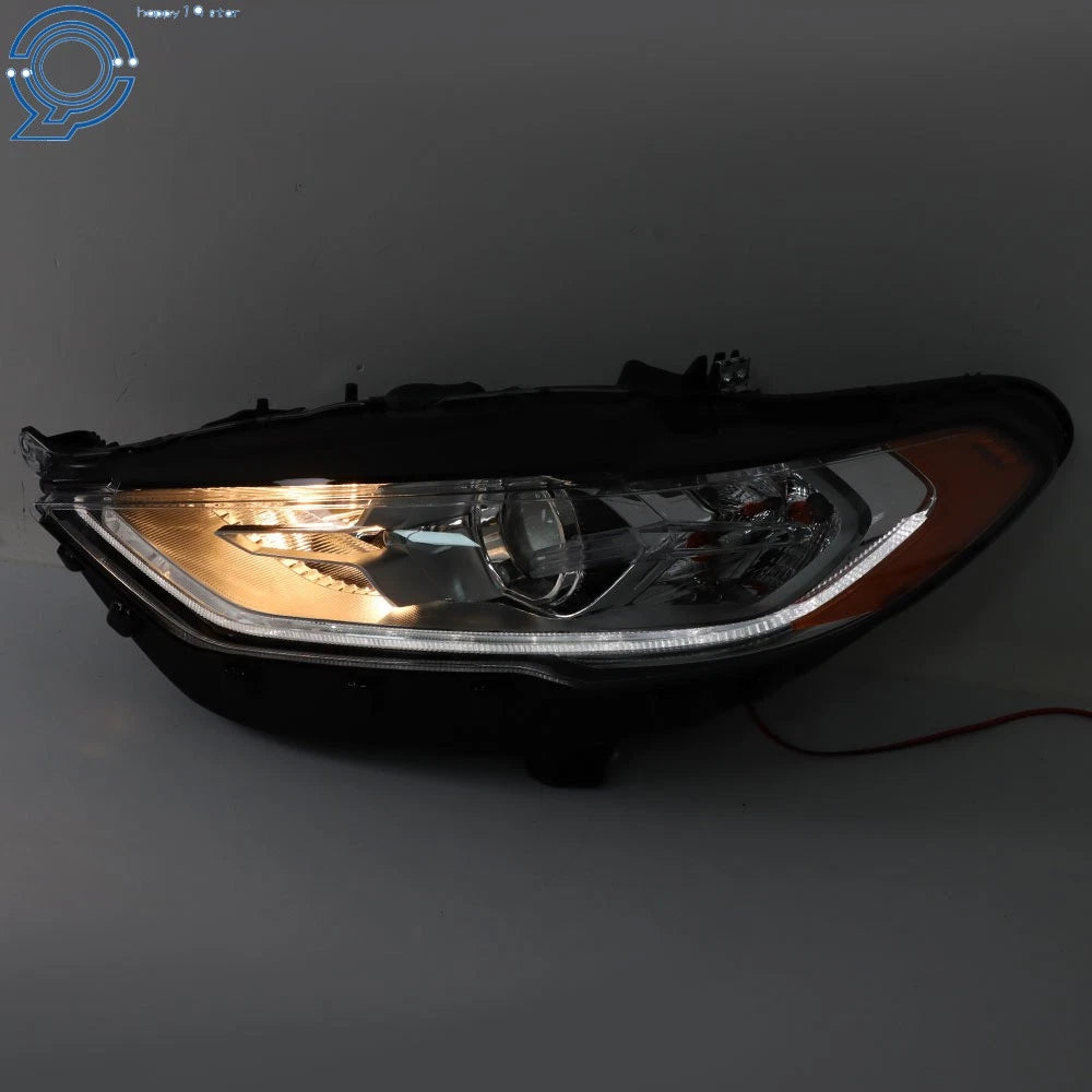 Chrome Halogen Headlight for Ford Fusion (2017-2019) with LED DRL