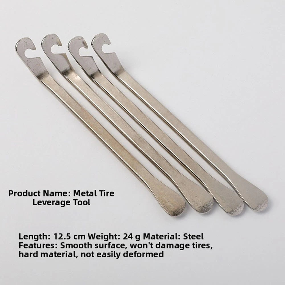 Bicycle Tire Tool Iron Pry Bar for Quick Tire Fixes (12cm, 25g)