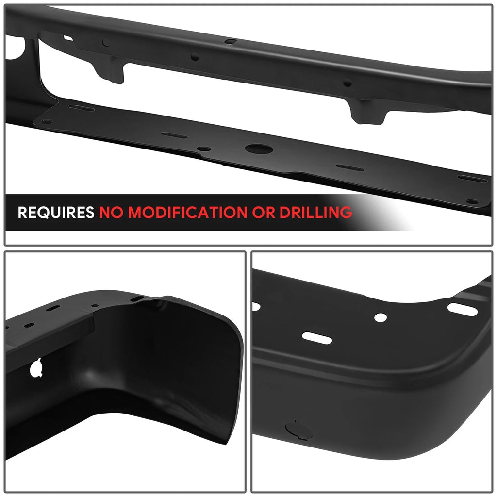 Rear Bumper Face Bar for Ford F-150 (2004–2006) w/Parking Assist Sensor Holes