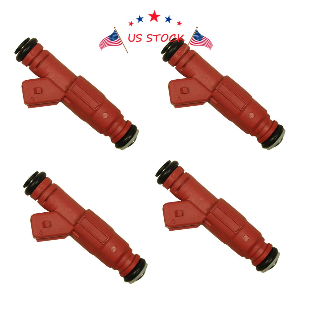 Set of 4 Fuel Injectors for VW Audi Ford 1.8T Turbo