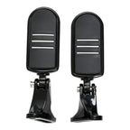 Black Rear Passenger Footpeg Mini Mount for Harley Street Glide (1993-2025)