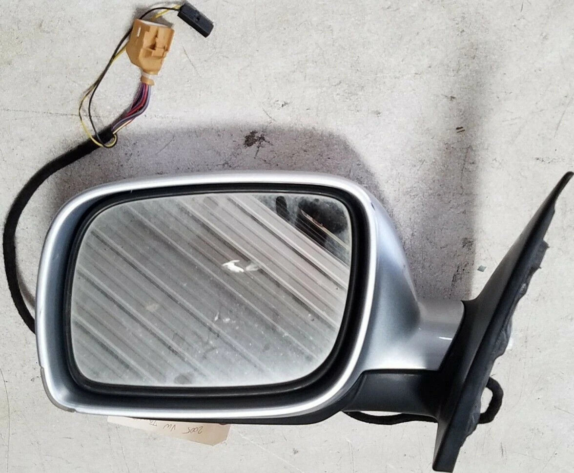 Left Mirror for VW Touareg (2004–2007) - Silver, Power Fold, 14 Wire