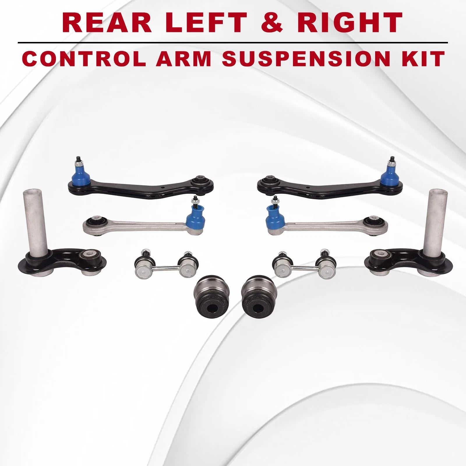 Set of 10 Rear Upper Control Arm Sway Bar Bushings for BMW E38 (1995–2001)