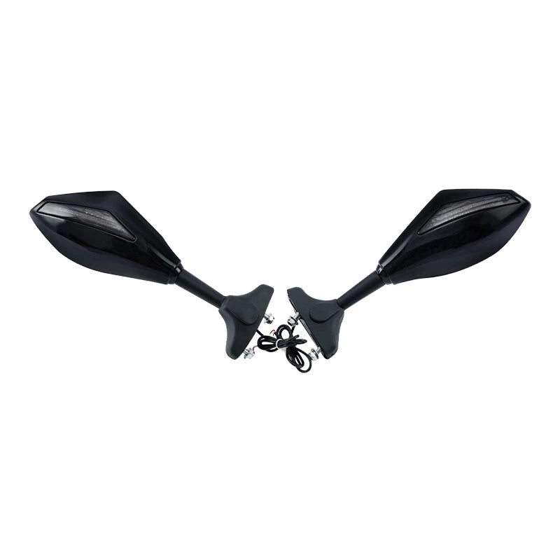 LED Turn Signal Rearview Mirrors for Suzuki GSXR600 GSXR750 (2001–2012)
