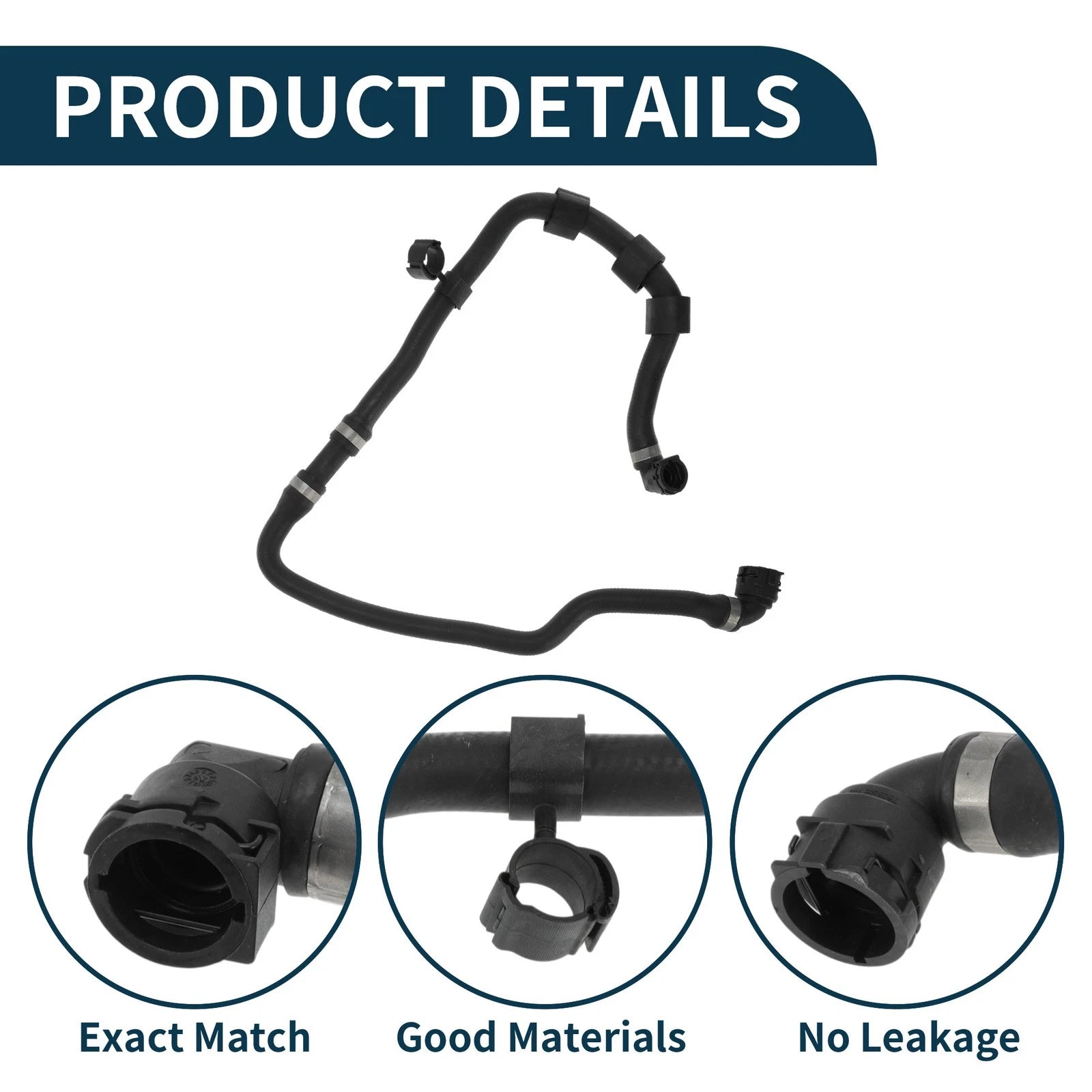 Radiator Hose for BMW 2 Series (2015) No. 17128601930 Rubber Coolant Pipe