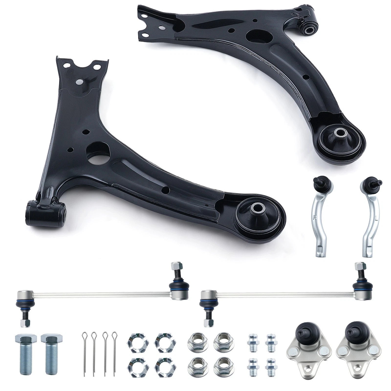 Suspension Kit 8X for Toyota Corolla (2003–2008) Front Lower Control Arm