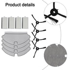 Filters Mop Cloths and Side Brushes Set for Mova M1 (2021–2023)