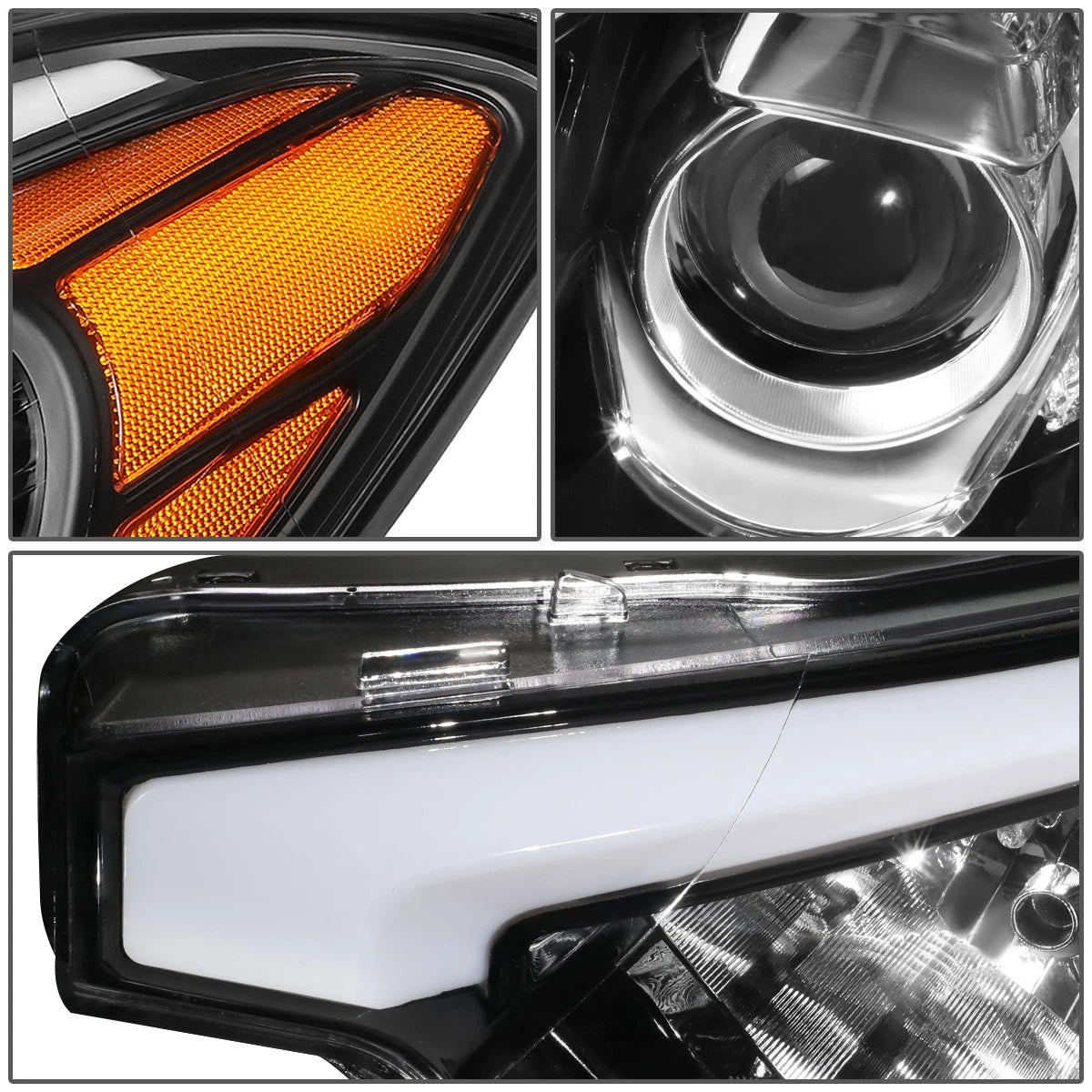 Left Driver Side Projector Headlight for Kia Forte 5 Koup (2014–2016)