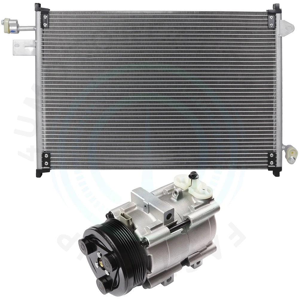 AC Condenser & Compressor Cooling Kit for Ford Mustang (2005–2006)
