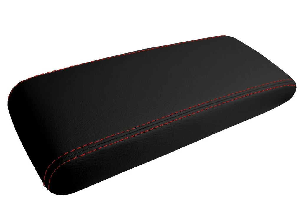 Console Lid Pull Over Cover Leather for Toyota Supra (1986–1992) Red Stitch