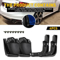 Set of 4 Splash Guards Mud Flaps for Honda Civic (2012–2015) Sedan