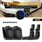 Set of 4 Splash Guards Mud Flaps for Honda Civic (2012–2015) Sedan