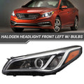 Left Halogen Headlight for Hyundai Sonata (2015–2017)