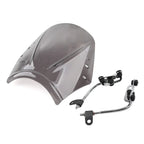 Windshield Deflector for Universal Motorcycle - Grey