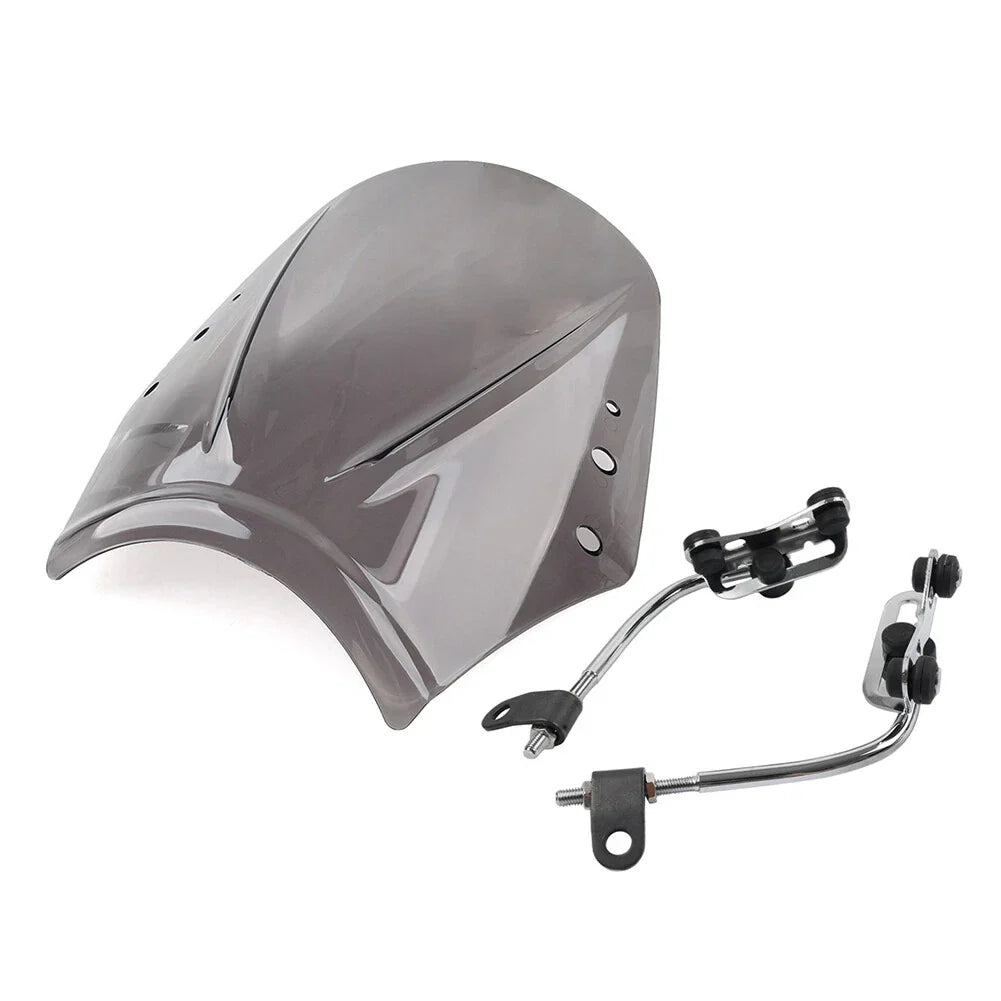 Windshield Deflector for Universal Motorcycle - Grey