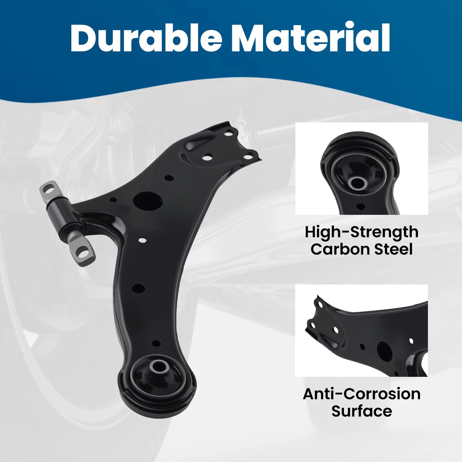Left Front Lower Control Arm for Highlander Venza RX350 RX450H (2008-2020)