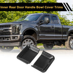 2X Inner Rear Door Handle Bowl Cover Trims for Ford F-150 (2021–2024)