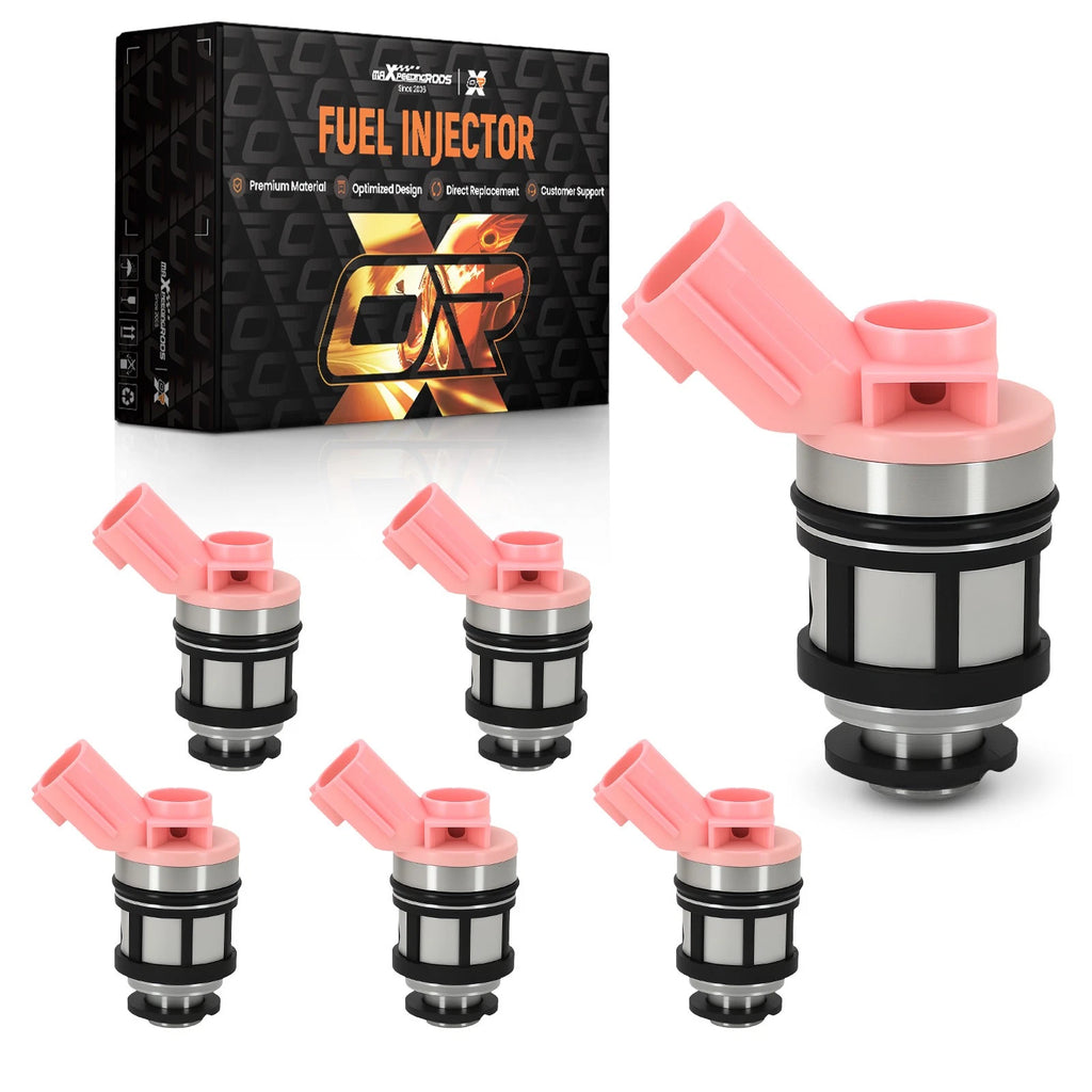 Set of 6 Fuel Injectors for Nissan Quest Mercury Villager (1993–2002)