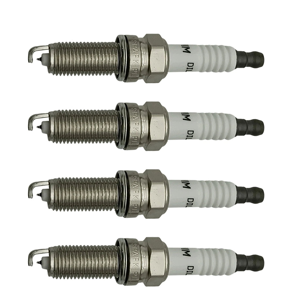 Set of 4 Double Iridium Spark Plugs for Kia Optima Hyundai Sonata Tucson (2011–2015)