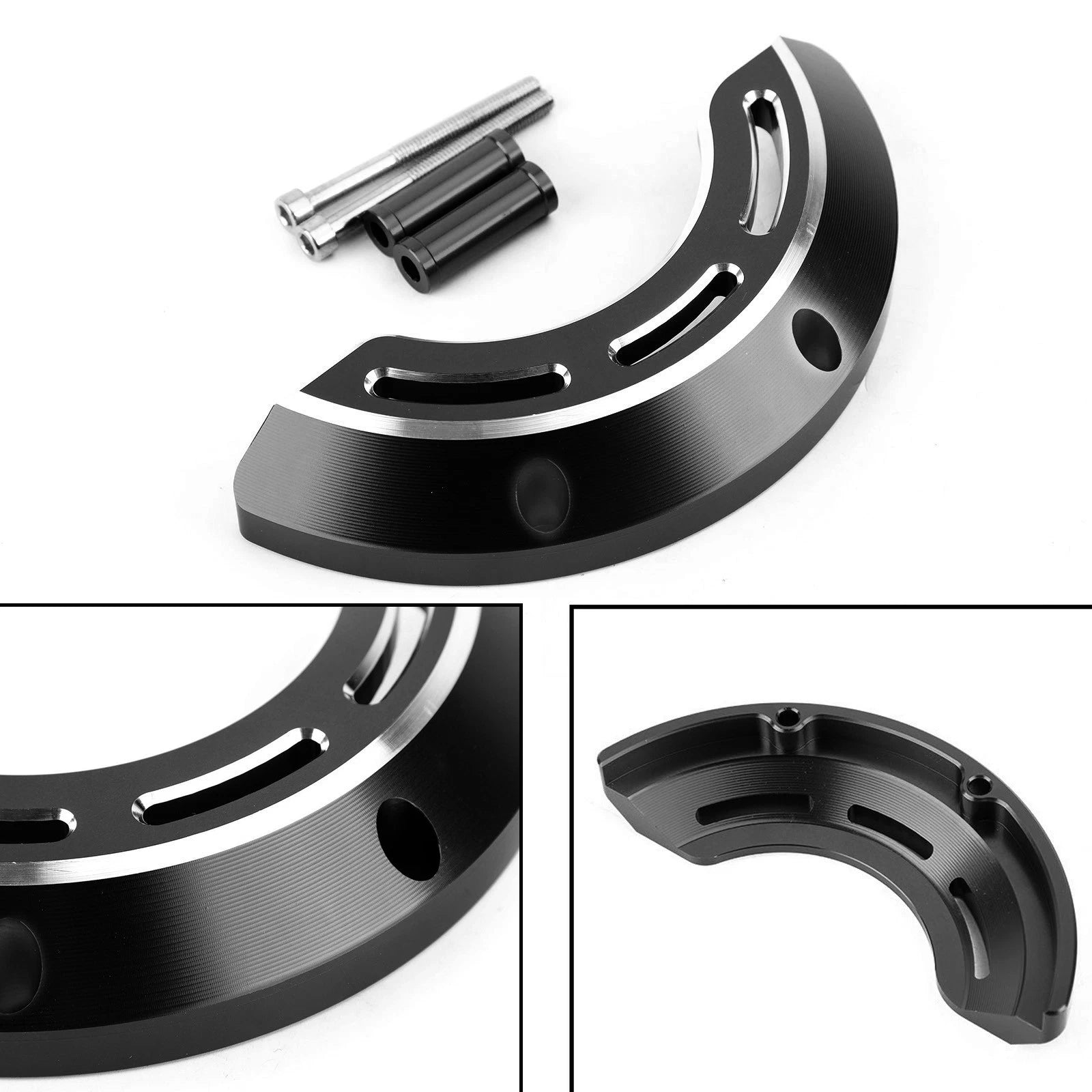 Black Left Engine Protector Stator Frame Sliders for Honda Rebel 300 500 (2017–2019)