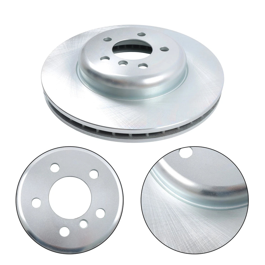 Front Disc Rotor & Ceramic Brake Pads for BMW 535i (2011–2016) D1505