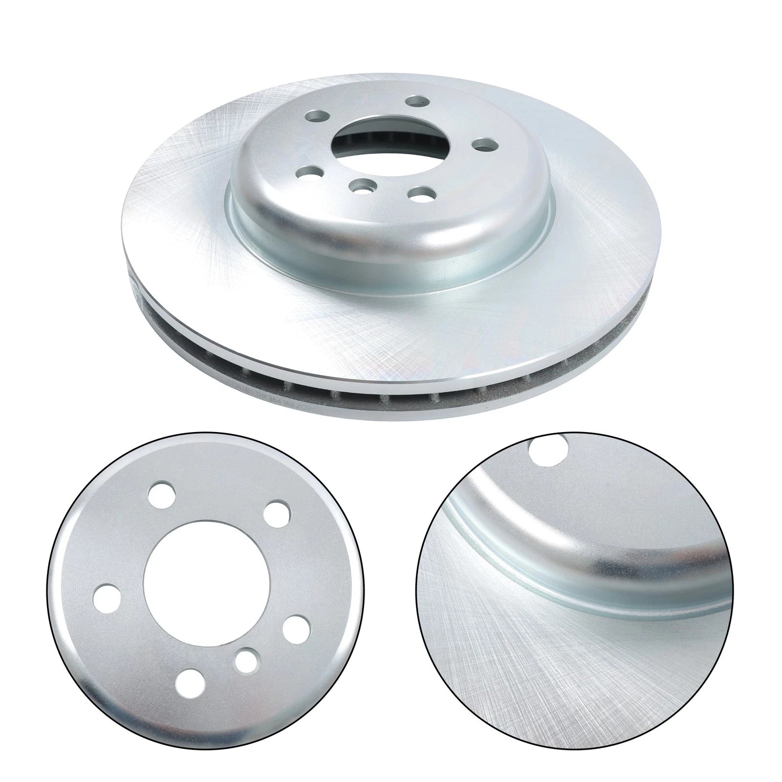 Front Disc Rotor & Ceramic Brake Pads for BMW 535i (2011–2016) D1505