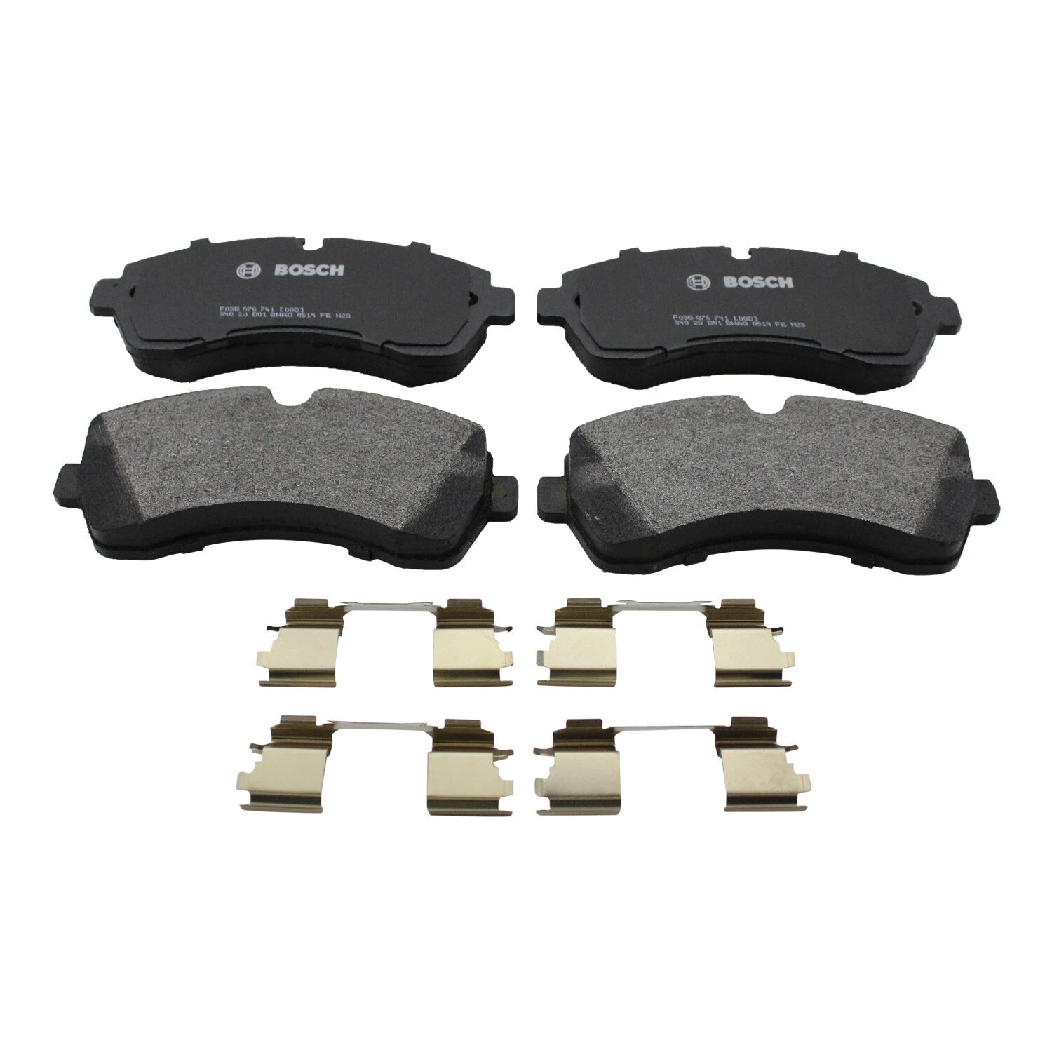 Bosch QuietCast Front Semi-Metallic Brake Pads for Sprinter 3500 (2007–2017)