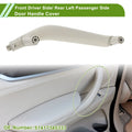 Door Panel Handle Pull Trim Cover for BMW X5 Gray White (2014-2018)