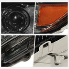 Headlight Replacement for Pontiac Grand Am (1999–2005) Black Housing