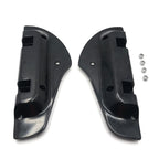 Shark Fin Defiance Leaf Passenger Footboard Kit for Harley Touring (1993–Present)