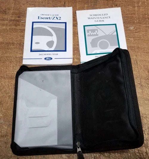 Owner's Guide with Case for Ford Escort (2002)
