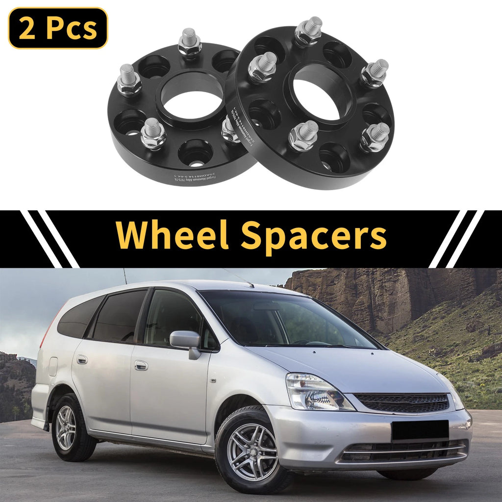 2X 5x114.3mm Wheel Spacers 64.1mm M12x1.5mm for Honda Odyssey Pilot 