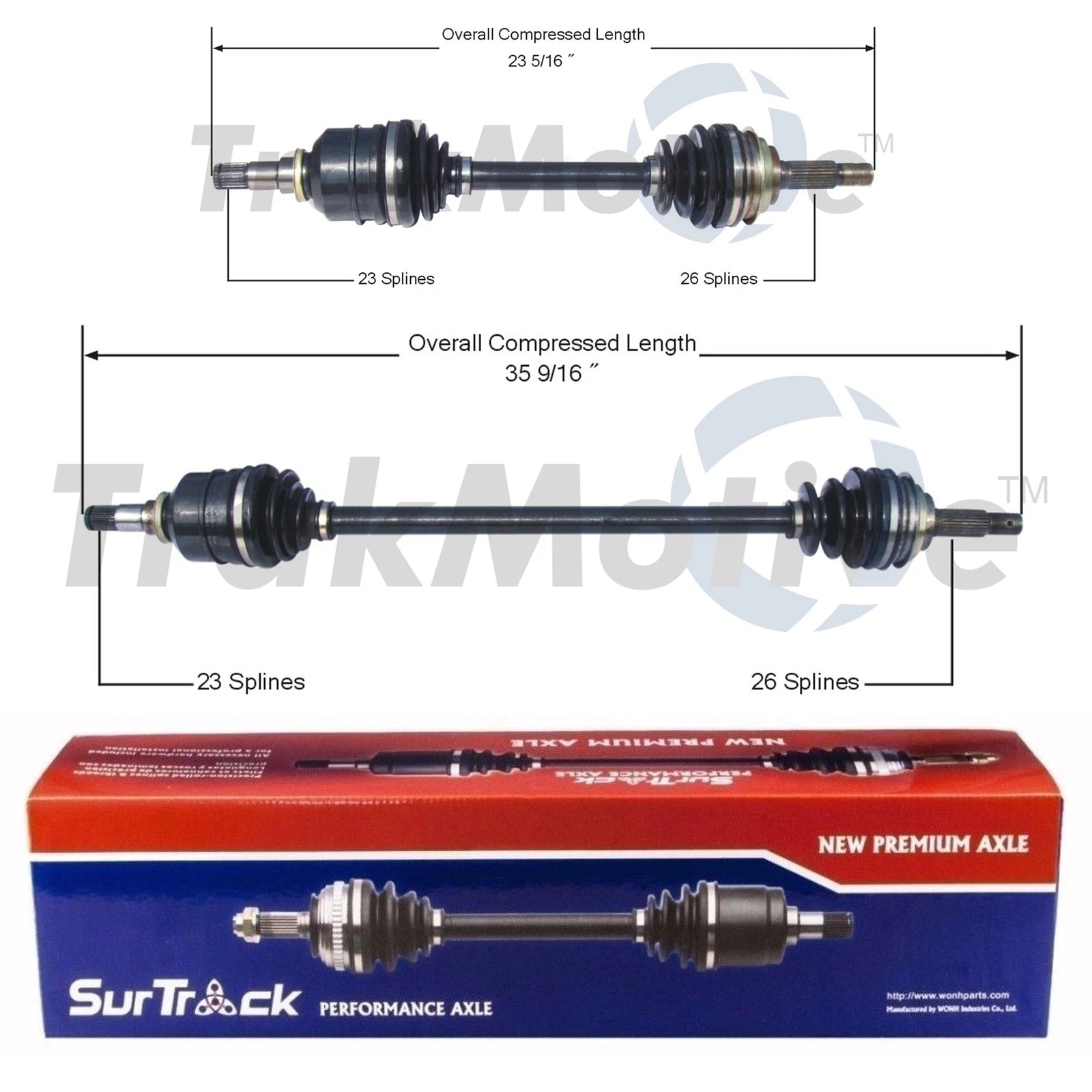 Set of 2 Front CV Axle Shafts for Nova, Prizm, Corolla (1998–2002)
