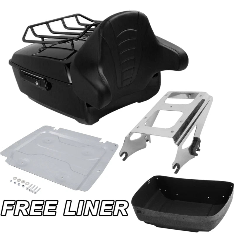 Trunk Pad Mount Rack Base Plate for Harley Touring Street Glide (2009–2013)