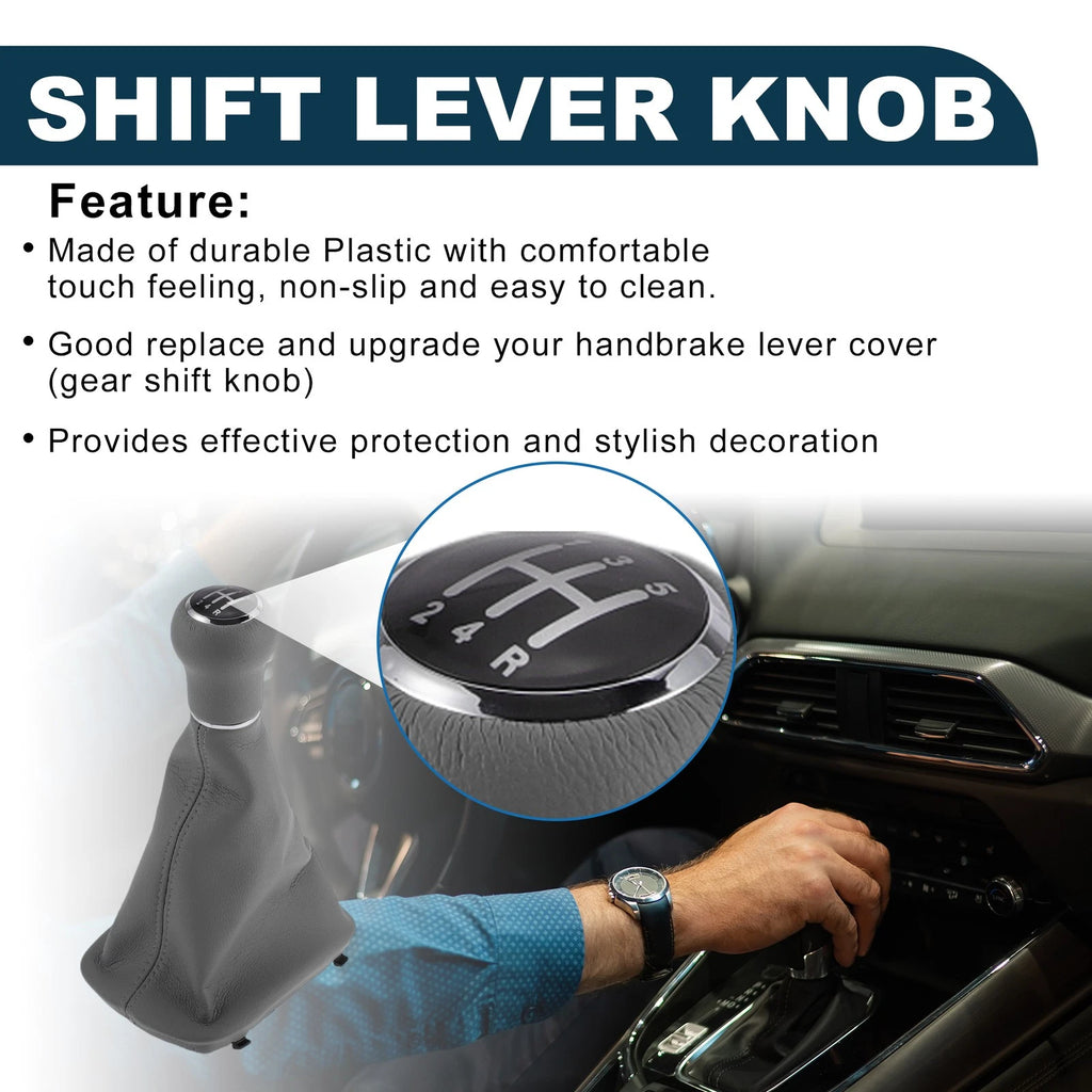 5 Speed Gear Shift Knob w/ Cover No. 4B0863279A for Audi A4 (1995–2001)