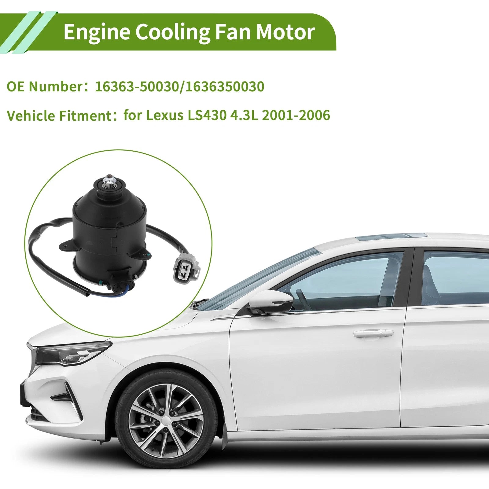 Radiator Fan Motor for Lexus LS430 (2001–2006)