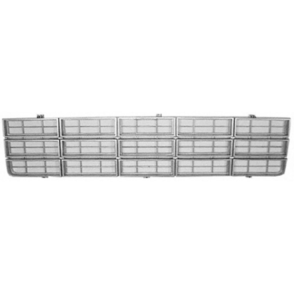 Replacement Front Grille Light Silver Finish (See compatibility Chart)
