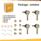 Tie Rod End Kit LH + RH for Polaris RZR 170 (2009–2021) 0454599 0454600