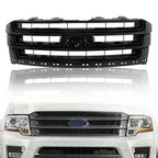 Front Upper Grille for Ford Expedition (2015–2017) Gloss Black