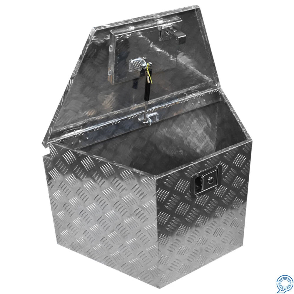 28" x 18" Aluminum Trailer Tool Box with Struts for Truck (Weather Guard)