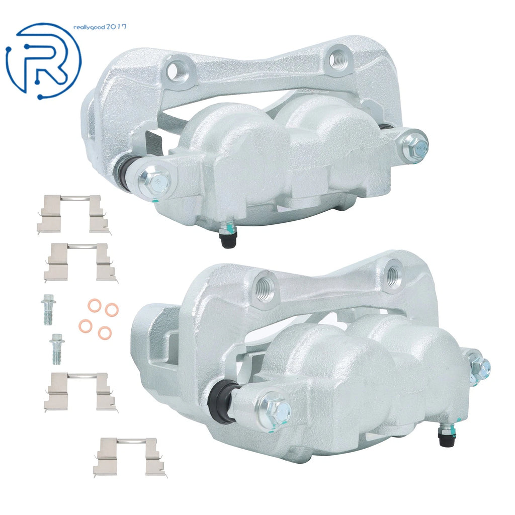 2X Front Brake Calipers w/ Bracket for GMC Canyon, Chevrolet Colorado (2004–2006)