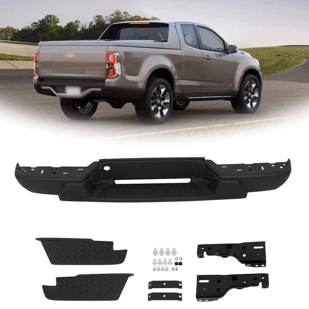 Rear Bumper Assembly for Chevrolet Colorado (2008–2012) - Metallic Black