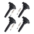 4X Ignition Coil & Spark Plug Set for Mazda 3 Sport CX-3 (2016–2021) UF656