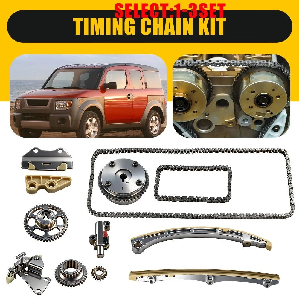 Timing Chain Kit & VVT Gear for Honda Accord CR-V Element (2003–2011)