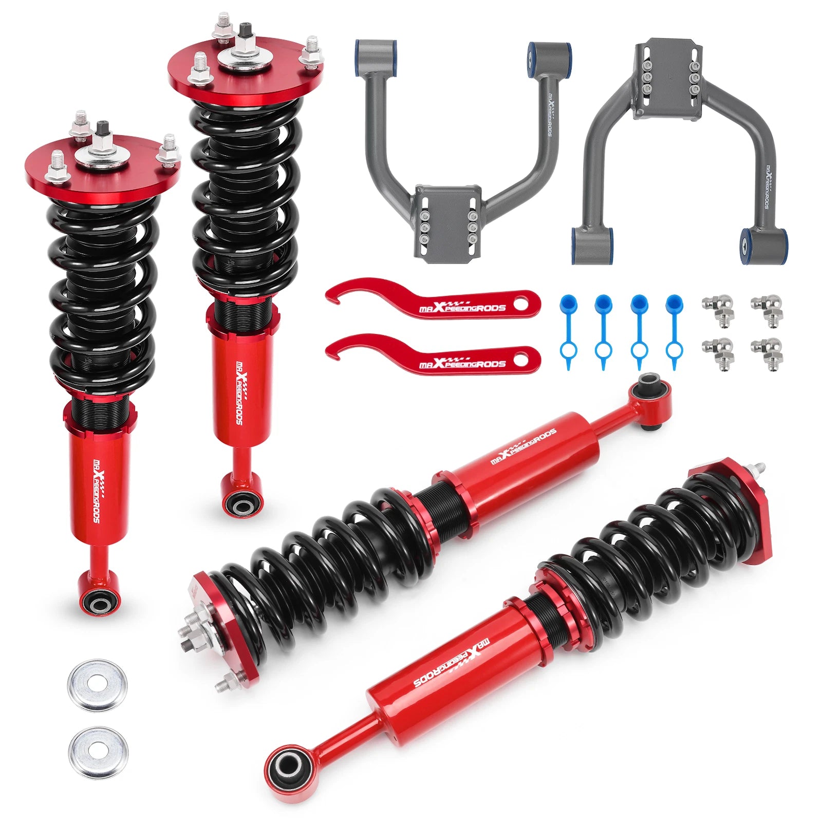 Full Coilover + Front Upper Camber Control Arm Kit for Lexus IS250 (2006–2013) RWD